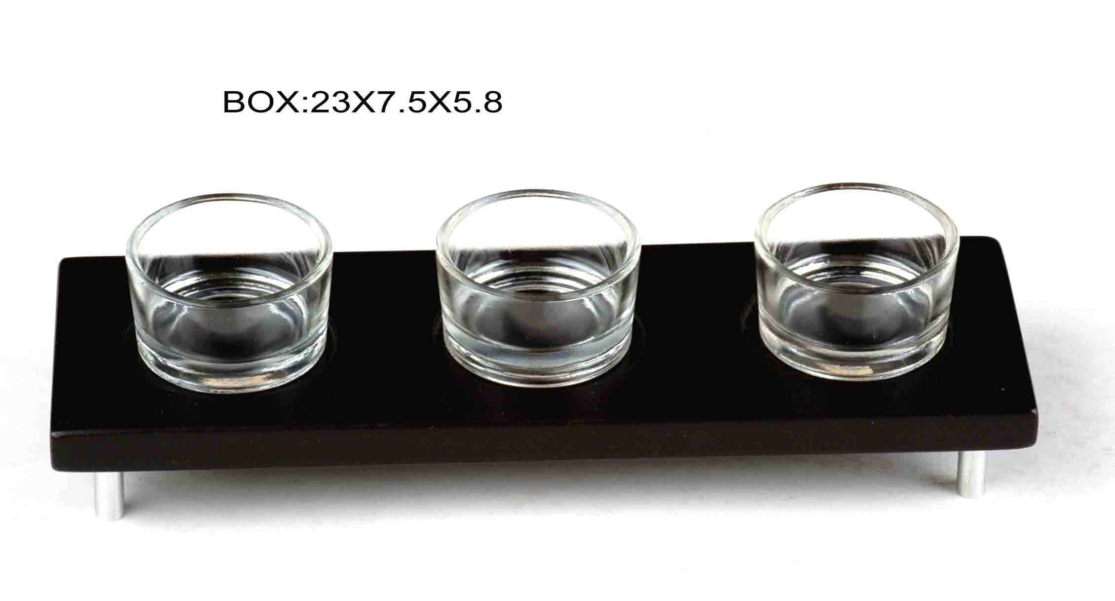 Glass Candle Holders