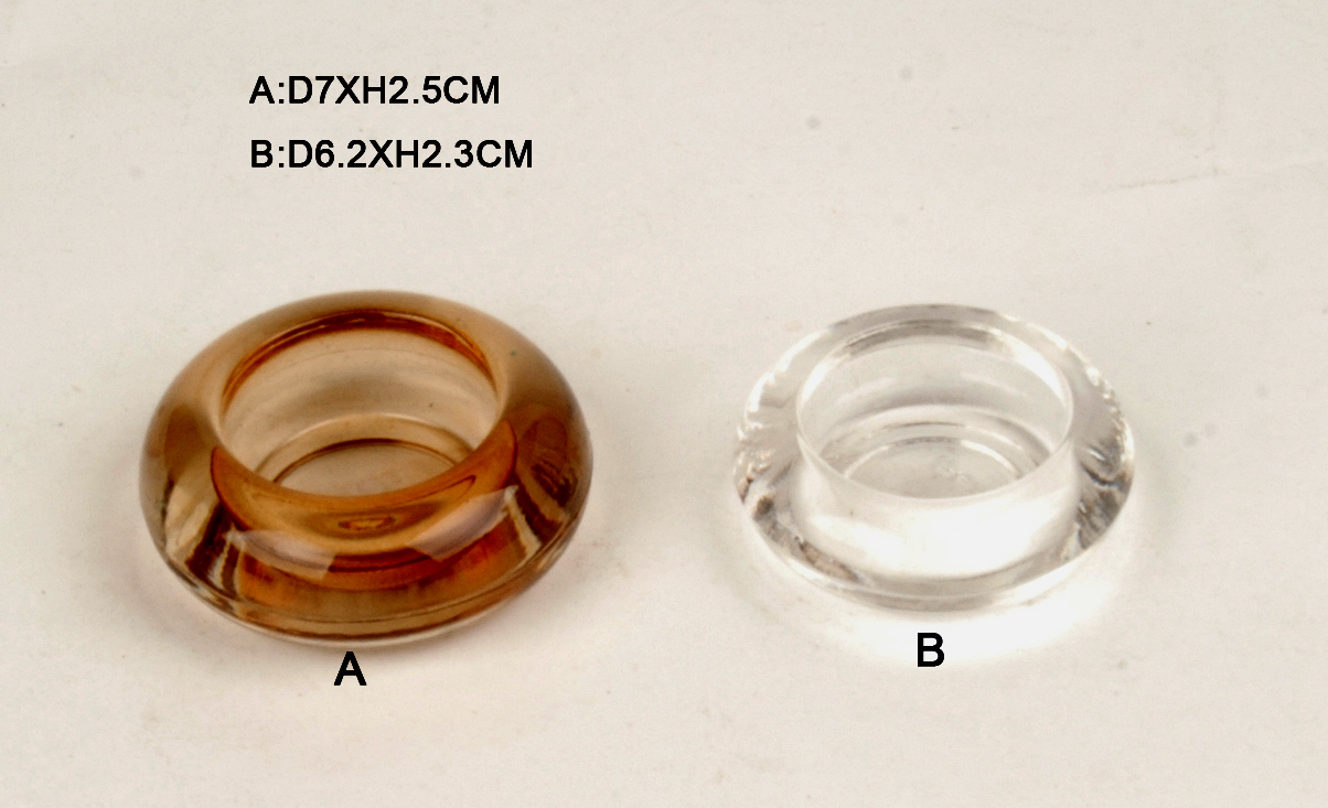 Glass Candle Holders