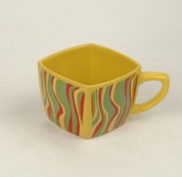 Square Ceramic Mug